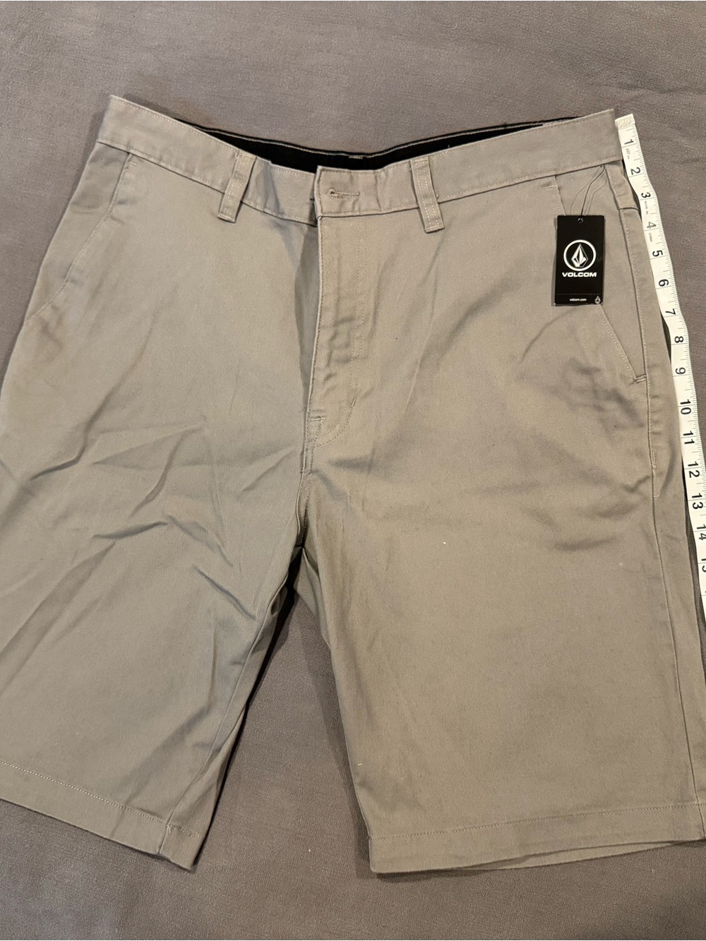 Volcom Men's Gray Chino style Shorts